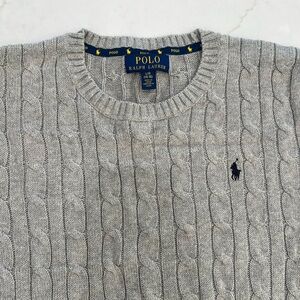Boys Polo Ralph Lauren gray sweater